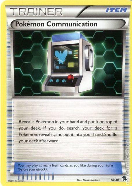 18, Black & White: Trainer Kit - Zoroark, Item, Normal, Promo Pokemon Communication (18/30) [Black & White: Trainer Kit - Zoroark] - Trading Card World