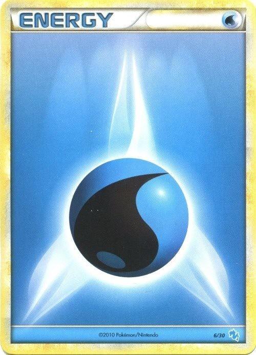 HeartGold & SoulSilver: Trainer Kit - Gyarados, Normal, Promo, Water Water Energy (6/30) [HeartGold & SoulSilver: Trainer Kit - Gyarados] - Trading Card World