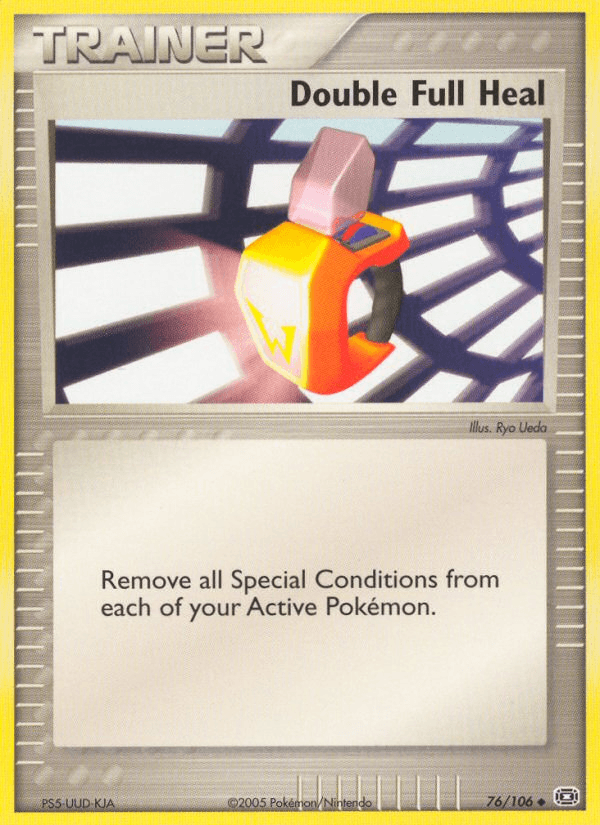 76, EX: Emerald, Item, Normal, Uncommon Double Full Heal (76/106) [EX: Emerald] - Trading Card World