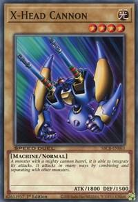 1st Edition, Common, Light, Machine, Normal Monster, Speed Duel: Battle City Box X-Head Cannon [SBCB-EN063] Common - Trading Card World
