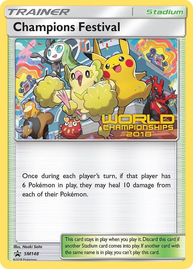 Normal, Promo, SM148, Stadium, Sun & Moon: Black Star Promos Champions Festival (SM148) (2018 Champion) [Sun & Moon: Black Star Promos] - Trading Card World