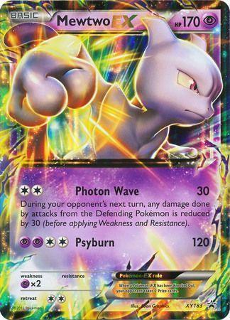 Holofoil, Promo, Psychic, Psychic[x2], XY183, XY: Black Star Promos Mewtwo EX (XY183) (Jumbo Card) [XY: Black Star Promos] - Trading Card World