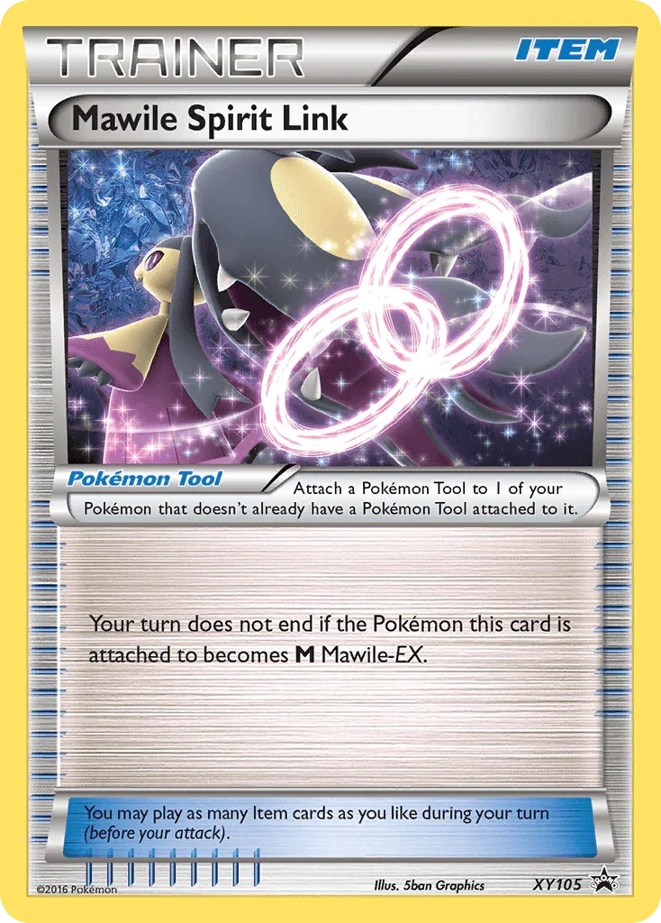 Item, Normal, Promo, XY105, XY: Black Star Promos Mawile Spirit Link (XY105) [XY: Black Star Promos] - Trading Card World