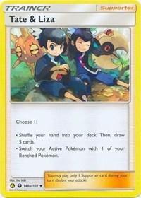 148a, Normal, Sun & Moon: Celestial Storm, Supporter, Uncommon Tate & Liza (148a/168) (Alternate Art Promo) (Battle Arena Deck Exclusive) [Sun & Moon: Celestial Storm] - Trading Card World