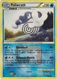 21, HeartGold & SoulSilver: Unleashed, Lightning [x2], Rare, Reverse Holofoil, Water Poliwrath (21/95) (League Promo Staff) [HeartGold & SoulSilver: Unleashed] - Trading Card World