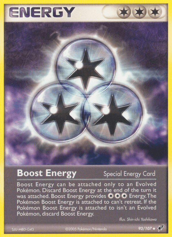 93, EX: Deoxys, Normal, Special Energy, Uncommon Boost Energy (93/107) [EX: Deoxys] - Trading Card World