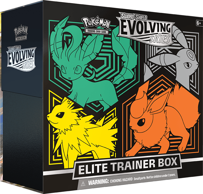 Sword & Shield: Evolving Skies - Elite Trainer Box (Flareon/Jolteon/Umbreon/Leafeon)