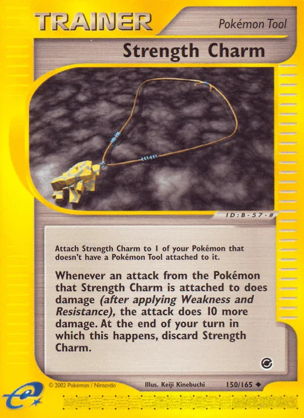 150, Expedition: Base Set, Item, Normal, Reverse Holofoil, Uncommon Strength Charm (150/165) [Expedition: Base Set] - Trading Card World