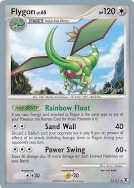 Colorless, Colorless[+30], Lightning[-20], Normal, Rare, World Championships 2009 Flygon LV.65 (5/111) (Stallgon - David Cohen) [World Championships 2009] - Trading Card World