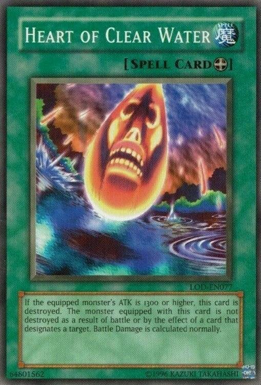 Common, Equip Spell, Legacy of Darkness, Spell, Unlimited Heart of Clear Water [LOD-EN077] Common - Trading Card World