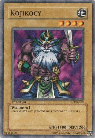 1st Edition, Common, Earth, Normal Monster, Starter Deck: Kaiba, Unlimited, Warrior Kojikocy [SDK-009] Common - Trading Card World