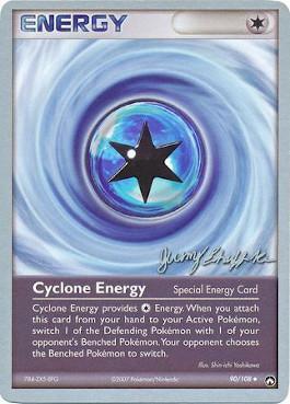 90, Normal, Special Energy, Uncommon, World Championships 2007 Cyclone Energy (90/108) (Rambolt - Jeremy Scharff-Kim) [World Championships 2007] - Trading Card World