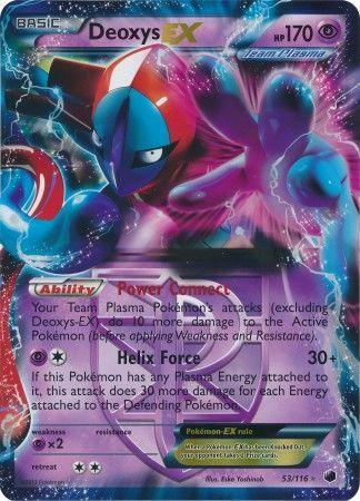 53, Black & White: Plasma Freeze, Holofoil, Promo, Psychic, Psychic[x2] Deoxys EX (53/116) (Jumbo Card) [Black & White: Plasma Freeze] - Trading Card World