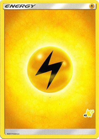 Battle Academy 2020, Lightning, Normal, Promo Lightning Energy (Pikachu Stamp #43) [Battle Academy 2020] - Trading Card World