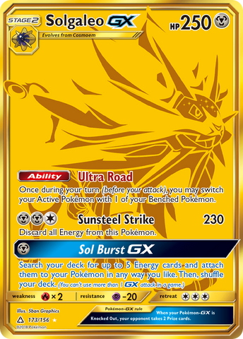 Solgaleo GX (173/156) [Sun & Moon: Ultra Prism]