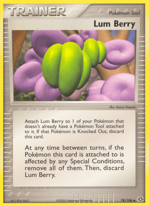 78, EX: Emerald, Item, Normal, Uncommon Lum Berry (78/106) [EX: Emerald] - Trading Card World
