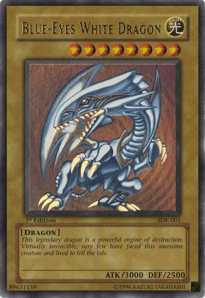 1st Edition, Dragon, Light, Normal Monster, Starter Deck: Kaiba, Ultra Rare, Unlimited Blue-Eyes White Dragon [SDK-001] Ultra Rare - Trading Card World