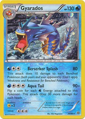 20, Holofoil, Lightning[×2], Promo, Water, XY: Ancient Origins Gyarados (20/98) (Cosmos Holo) [XY: Ancient Origins] - Trading Card World