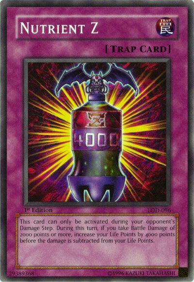 1st Edition, Common, Legacy of Darkness, Normal Trap, Trap, Unlimited Nutrient Z [LOD-096] Common - Trading Card World