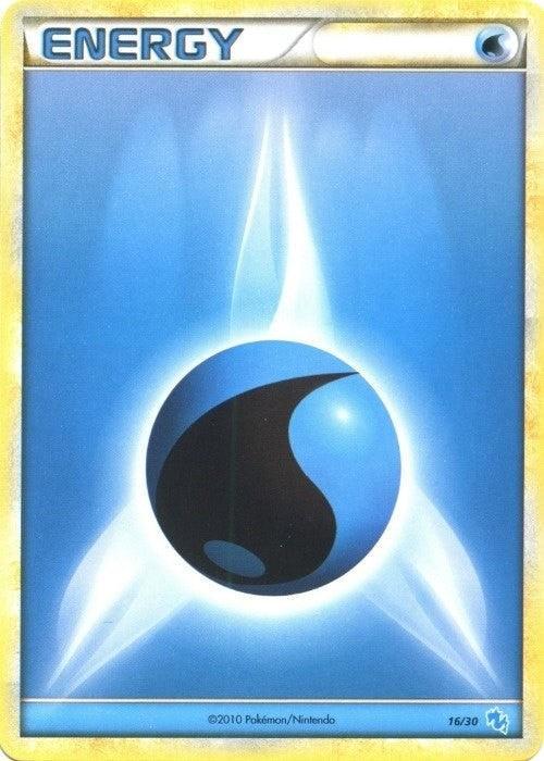 16, HeartGold & SoulSilver: Trainer Kit - Gyarados, Normal, Promo, Water Water Energy (16/30) [HeartGold & SoulSilver: Trainer Kit - Gyarados] - Trading Card World