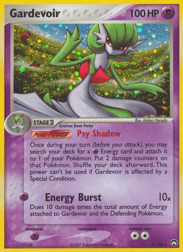 EX: Power Keepers, Holo Rare, Holofoil, Psychic, Psychic[×2] Gardevoir (9/108) [EX: Power Keepers] - Trading Card World
