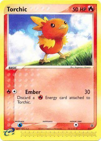 017, Fire, Nintendo: Black Star Promos, Normal, Promo, Water[×2] Torchic (017) (Non-Holo) [Nintendo: Black Star Promos] - Trading Card World