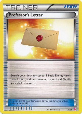 28, Item, Normal, Promo, XY: Trainer Kit - Sylveon Professor's Letter (28/30) [XY: Trainer Kit - Sylveon] - Trading Card World