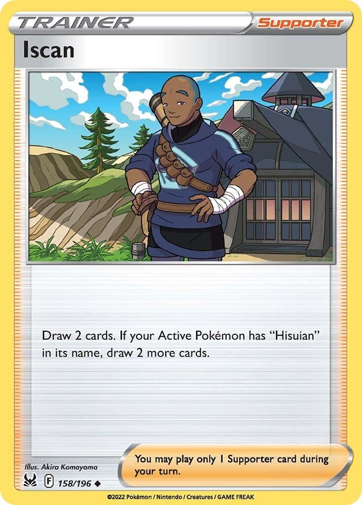 158, Normal, Reverse Holofoil, Supporter, Sword & Shield: Lost Origin, Uncommon Iscan (158/196) [Sword & Shield: Lost Origin] - Trading Card World
