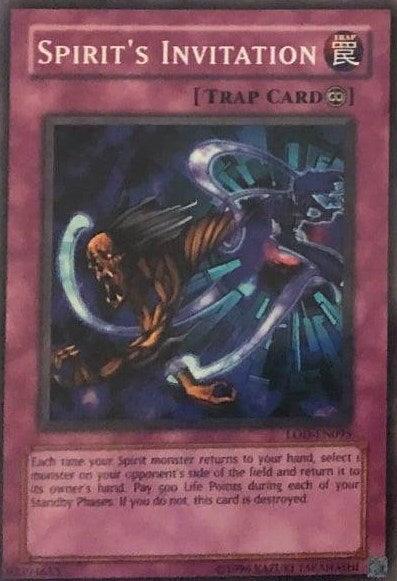 Common, Continuous Trap, Legacy of Darkness, Trap, Unlimited Spirit's Invitation [LOD-EN095] Common - Trading Card World