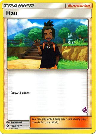 120, Battle Academy 2020, Normal, Promo, Supporter Hau (120/149) (Mewtwo Deck) [Battle Academy 2020] - Trading Card World