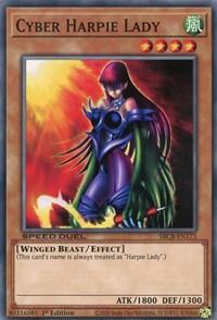 1st Edition, Common, Effect Monster, Speed Duel: Battle City Box, Wind, Winged Beast Cyber Harpie Lady [SBCB-EN173] Common - Trading Card World