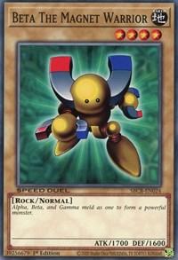 1st Edition, Common, Earth, Normal Monster, Rock, Speed Duel: Battle City Box Beta The Magnet Warrior [SBCB-EN024] Common - Trading Card World