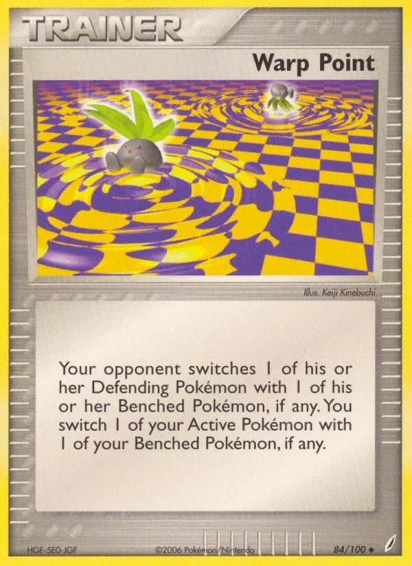 84, EX: Crystal Guardians, Item, Normal, Uncommon Warp Point (84/100) [EX: Crystal Guardians] - Trading Card World