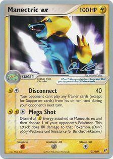 Fighting[x2], Lightning, Metal[-30], Normal, Ultra Rare, World Championships 2006 Manectric ex (101/107) (Mewtrick - Jason Klaczynski) [World Championships 2006] - Trading Card World