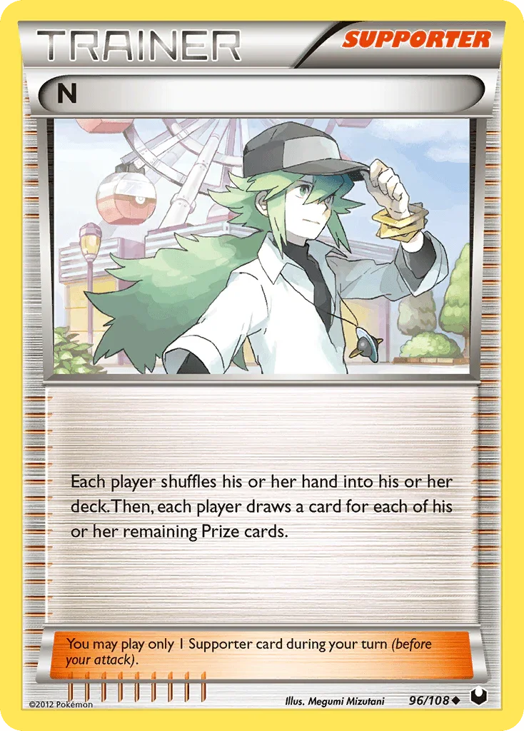 96, Black & White: Dark Explorers, Normal, Reverse Holofoil, Supporter, Uncommon N (96/108) [Black & White: Dark Explorers] - Trading Card World