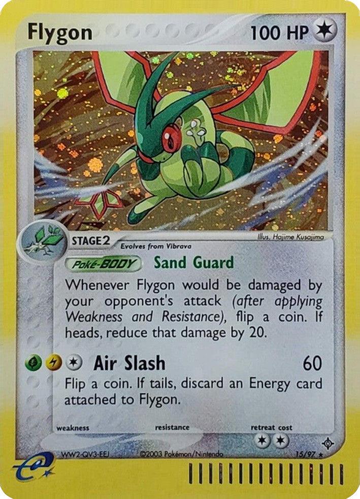 15, Colorless, EX: Dragon, Holofoil, Rare Flygon (15/97) (Theme Deck Exclusive) [EX: Dragon] - Trading Card World