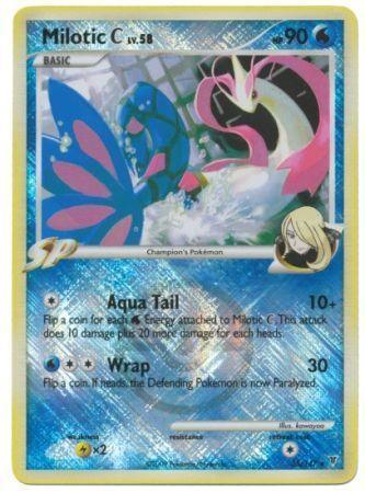 35, Lightning[×2], Platinum: Supreme Victors, Rare, Reverse Holofoil, Water Milotic C LV.58 (35/147) (League Promo) [Platinum: Supreme Victors] - Trading Card World