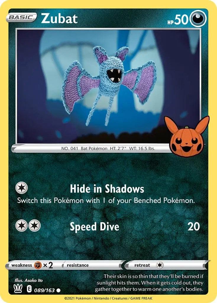 089, Darkness, Fighting [x2], Normal, Promo, Trick or Trade Zubat (089/163) [Trick or Trade] - Trading Card World