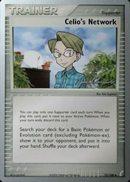 73, Normal, Supporter, Uncommon, World Championships 2008 Celio's Network (73/100) (Psychic Lock - Jason Klaczynski) [World Championships 2008] - Trading Card World