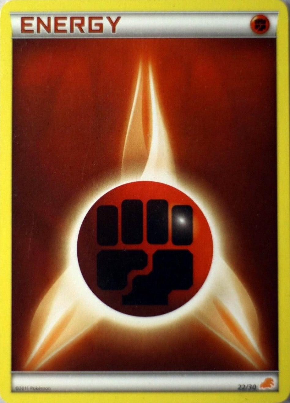 22, Black & White: Trainer Kit - Excadrill, Fighting, Normal, Promo Fighting Energy (22/30) [Black & White: Trainer Kit - Excadrill] - Trading Card World