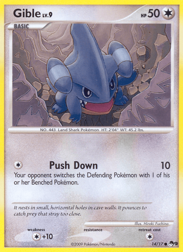 14, Colorless, Colorless[+10], Common, Normal, POP Series 9 Gible (14/17) [POP Series 9] - Trading Card World
