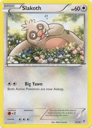15, Colorless, Fighting[×2], Normal, Promo, XY: Trainer Kit 1 - Bisharp Slakoth (15/30) [XY: Trainer Kit 1 - Bisharp] - Trading Card World