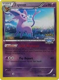 48, Black & White: Dark Explorers, Psychic, Psychic [x2], Rare, Reverse Holofoil Espeon (48/108) (National Championship Promo Staff) [Black & White: Dark Explorers] - Trading Card World