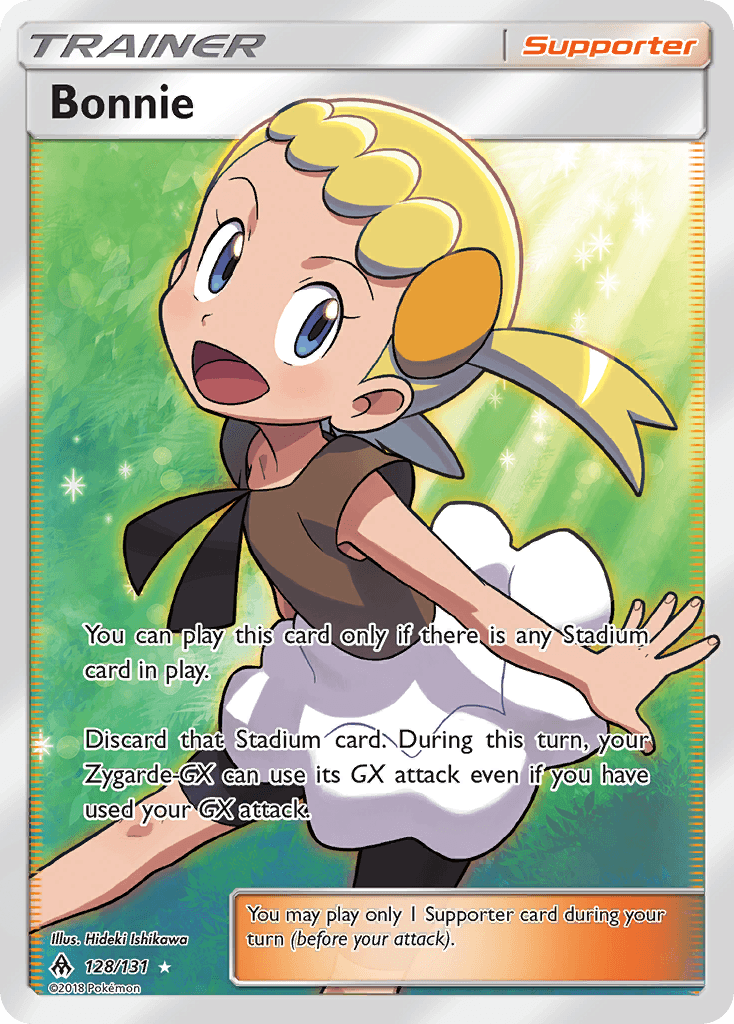 128, Holofoil, Sun & Moon: Forbidden Light, Supporter, Ultra Rare Bonnie (128/131) [Sun & Moon: Forbidden Light] - Trading Card World
