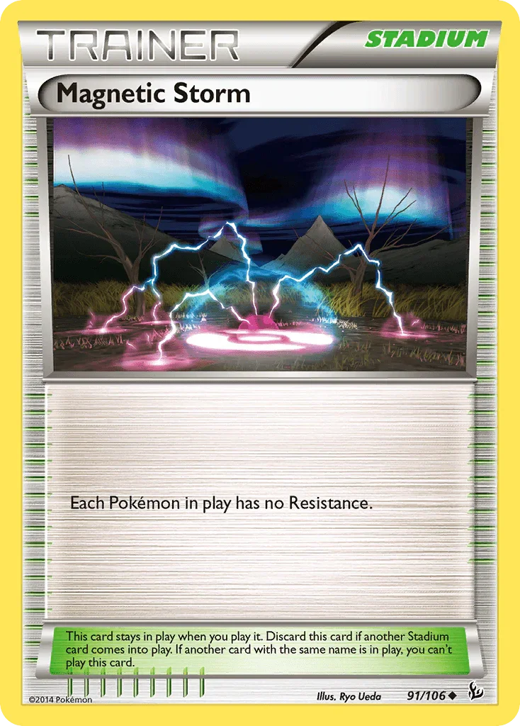 91, Normal, Reverse Holofoil, Stadium, Uncommon, XY: Flashfire Magnetic Storm (91/106) [XY: Flashfire] - Trading Card World