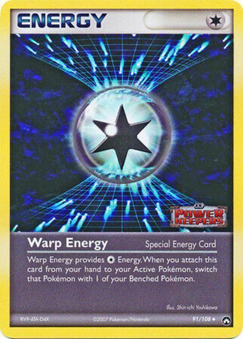 91, Energy, EX: Power Keepers, Reverse Holofoil, Uncommon Warp Energy (91/108) (Stamped) [EX: Power Keepers] - Trading Card World