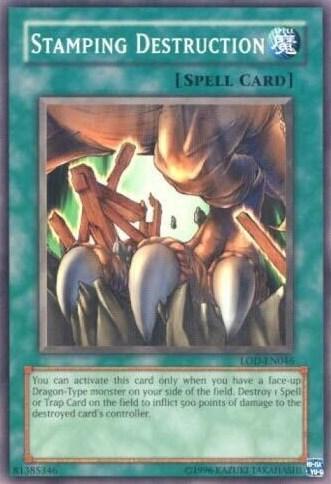 Common, Legacy of Darkness, Normal Spell, Spell, Unlimited Stamping Destruction [LOD-EN046] Common - Trading Card World