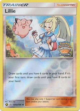 125a, Promo, Reverse Holofoil, Sun & Moon: Ultra Prism, Supporter Lillie (125a/156) (Regional Promo) [Sun & Moon: Ultra Prism] - Trading Card World
