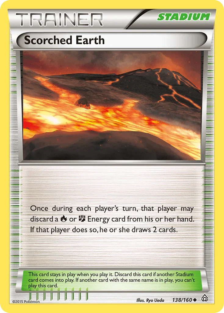 138, Normal, Reverse Holofoil, Stadium, Uncommon, XY: Primal Clash Scorched Earth (138/160) [XY: Primal Clash] - Trading Card World
