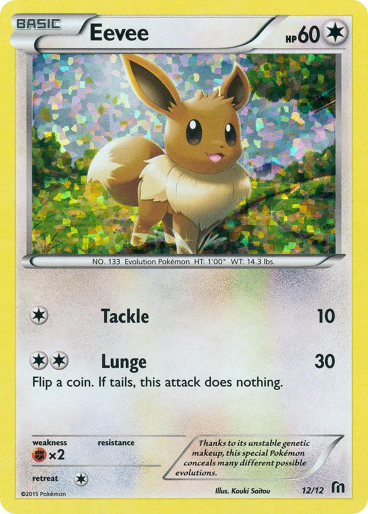 12, Colorless, Fighting[×2], Holofoil, McDonald's Promos: 2016 Collection, Promo Eevee (12/12) [McDonald's Promos: 2016 Collection] - Trading Card World